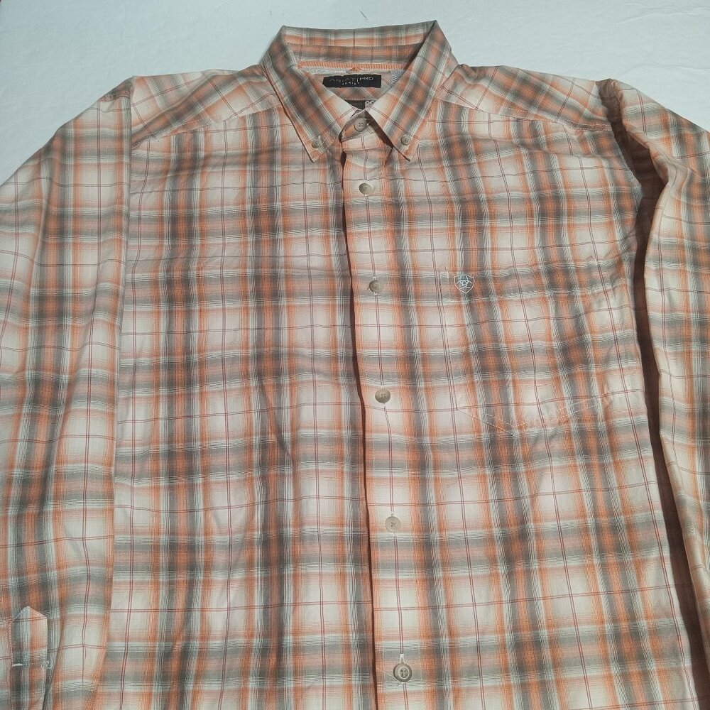 Ariat Pro Series Men's Pro Knox Long Sleeve Button Down Shirt XL 10048440